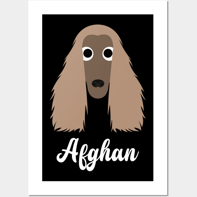 Afghan - Afghan Hound Wall Art by DoggyStyles